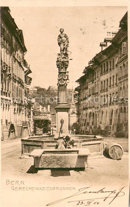 Bern BE Gerechtigkeitsbrunnen