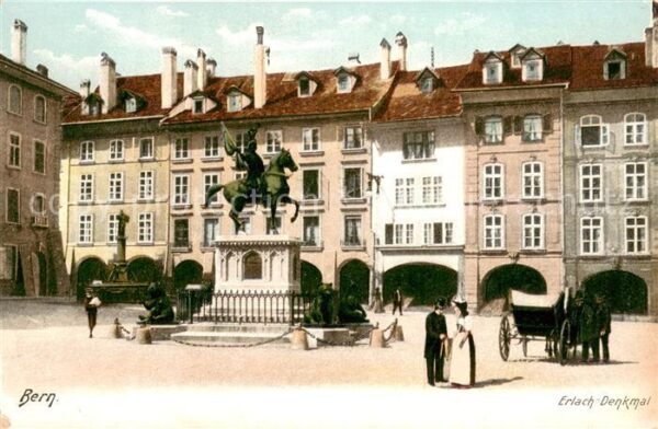 Bern BE Erlach-Denkmal Kutsche