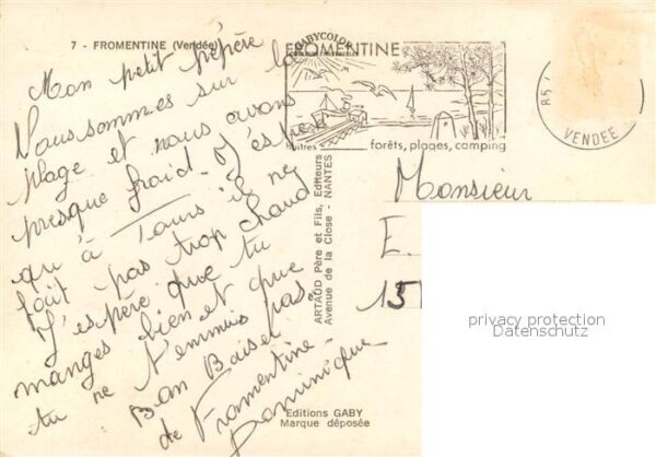 Fromentine 85 Plage Camping L Estacade et le Goulet – Bild 2