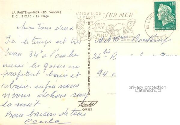 La Faute-sur-Mer Strand – Bild 2