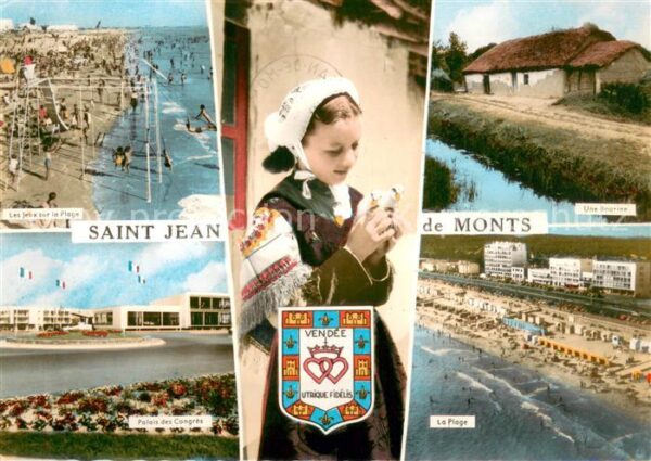 Saint Jean de Monts Fliegeraufnahme-Strand Palais des Congr