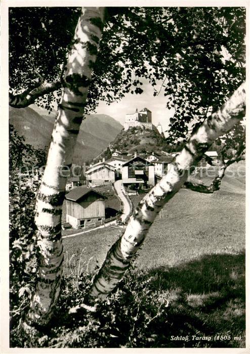 Scuol Bad Schloss Tarasp aus der Ferne