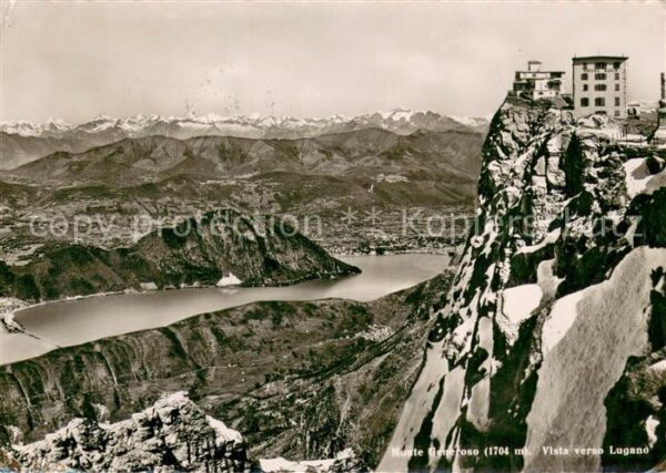 Monte Generoso Blick auf Lugano