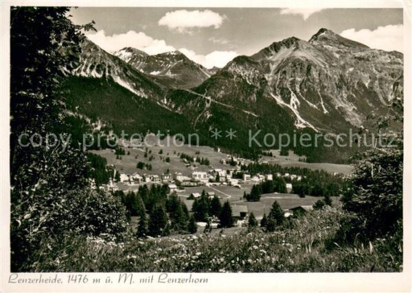 Lenzerheide GR Gesamtansicht m. Lenzerhorn