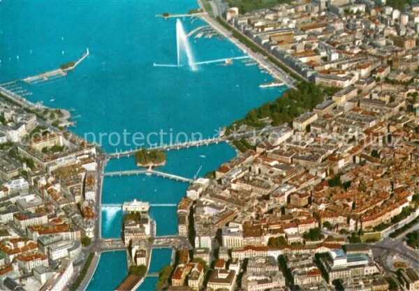 Genf  Geneve GE Fliegeraufnahme