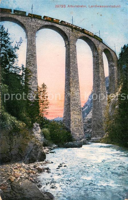 Albulabahn GR Landwasserviadukt