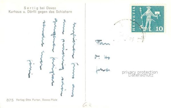 Sertig Doerfli mit Kurhaus und Schiahorn – Bild 2