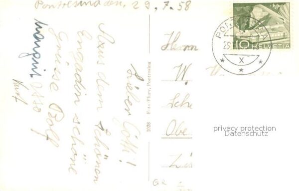 Pontresina mit Palü und Roseggruppe – Bild 2