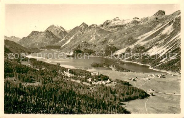 Silsersee mit Blick auf Maloja