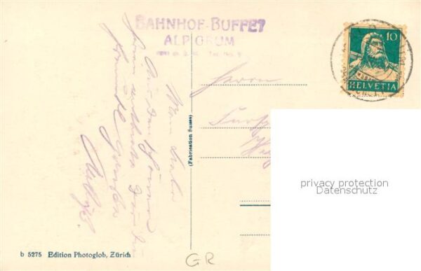 Berninastrasse mit Morteratschgletscher und Berninagru – Bild 2