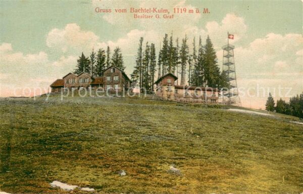 Bachtel  Kulm ZH mit Aussichtsturm