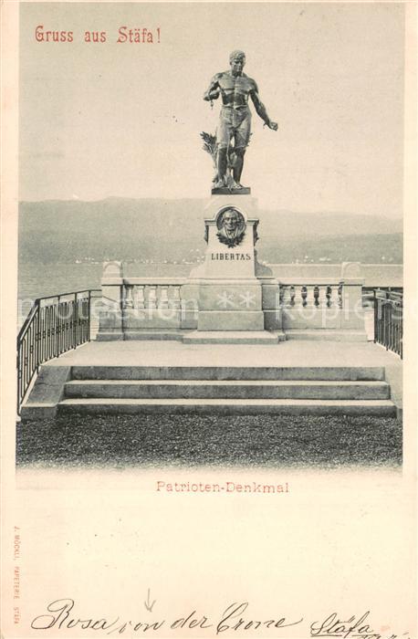 Staefa Zuerichsee Patrioten Denkmal