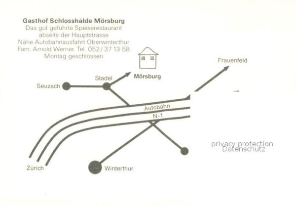 Oberwinterthur Gasthof Schlosshalde Mörsburg – Bild 2