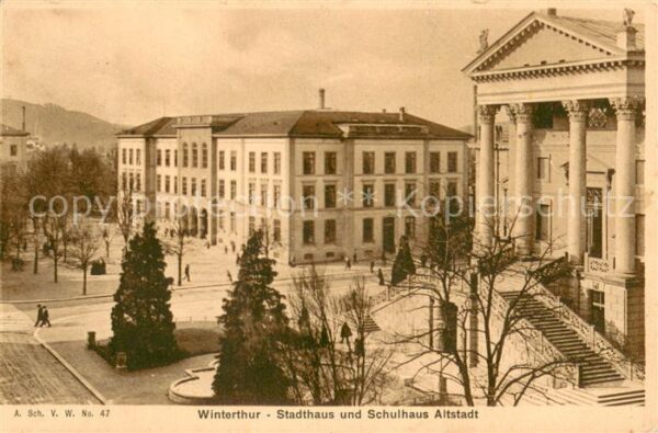 Winterthur  ZH Stadthaus und Schulhaus Altstadt