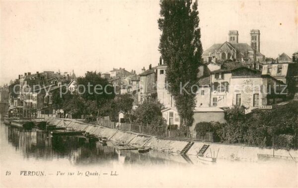 Verdun Meuse Vue sur les Quais
