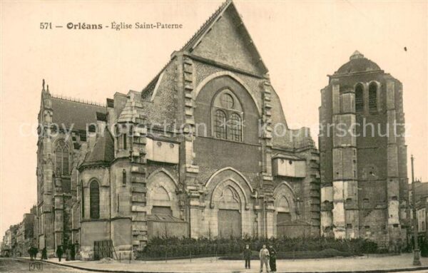 Orleans 45 Loiret Eglise Saint Paterne