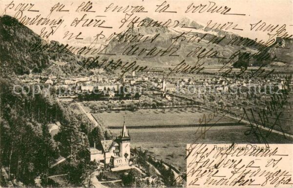 Ragaz Bad SG Panorama