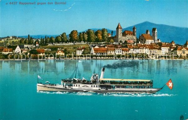 Rapperswil Zuerichsee BE Panorama mit Bachtel