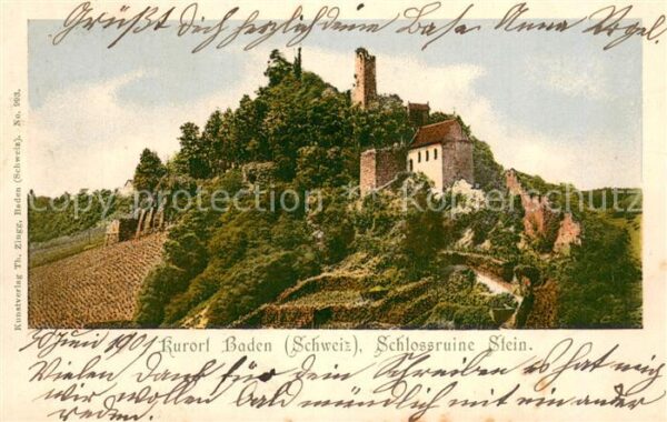 Baden  AG Schlossruine Stein