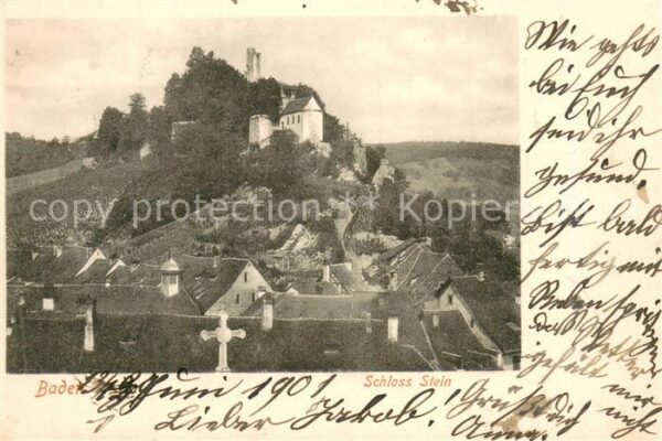 Baden  AG Schlossruine Stein