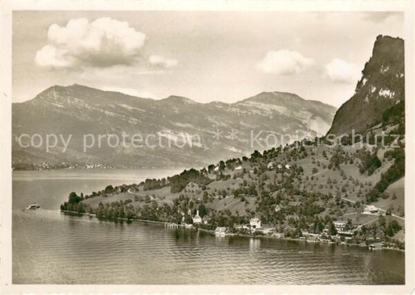 Kehrsiten Vierwaldstaettersee Fliegeraufnahme