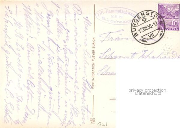 Buergenstock Vierwaldstaettersee Hammetschwand Aufzug mit Rigi – Bild 2