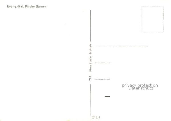 Sarnen OW Ev Ref Kirche – Bild 2