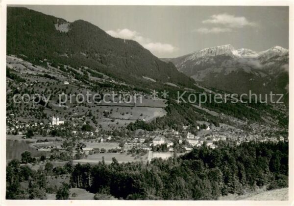 Sarnen OW mit Ramersberg und Pilatus