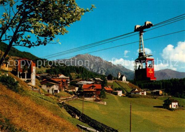 Feldis GR im Domleschg mit Luftseilbahn