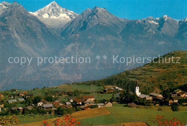 Unterbach BE mit Bietschhorn