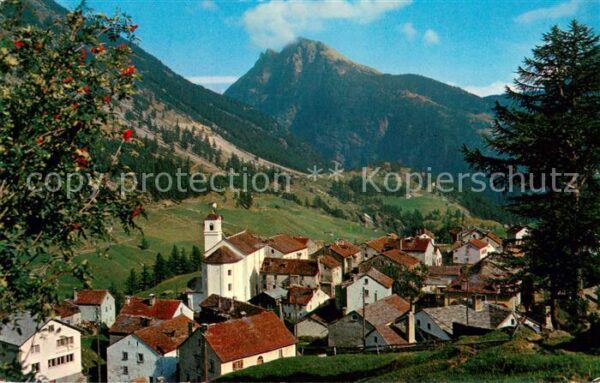 Simplon Dorf Simplondorf VS Ortsansicht