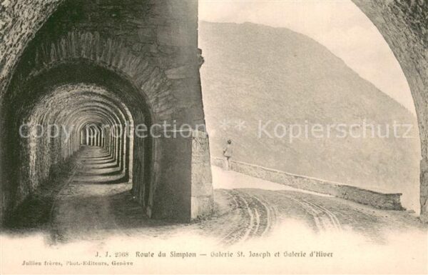 Simplon VS Route du Simplon Galerie St Joseph et G