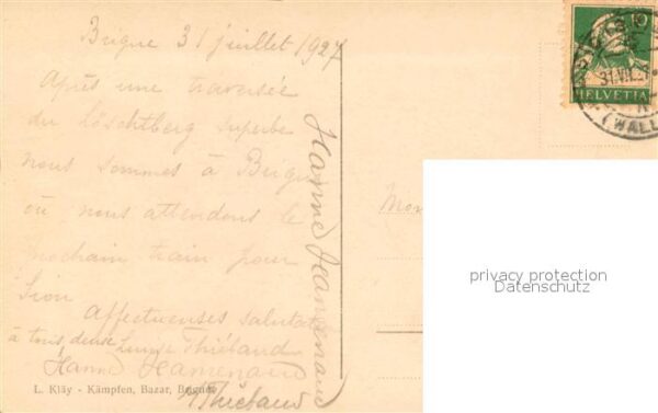 Brigue Brig VS Vue generale et le Wasenhorn – Bild 2