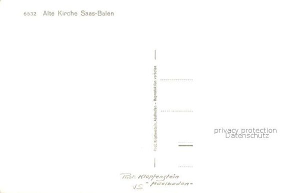 Saas Balen Alte Kirche – Bild 2