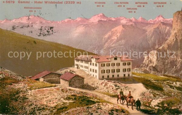 Gemmi VS Hotel Wildstrubel Panorama mit Mischabe