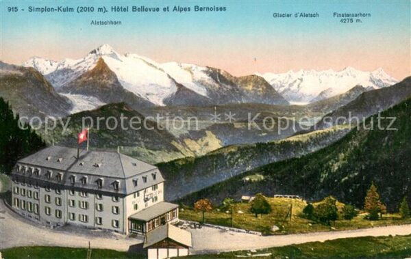 Simplon-Kulm VS Hotel Bellevue et Alpes Bernoises Alets
