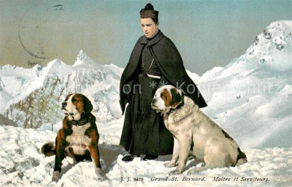 Grand St Bernard Maitre et Serviteurs