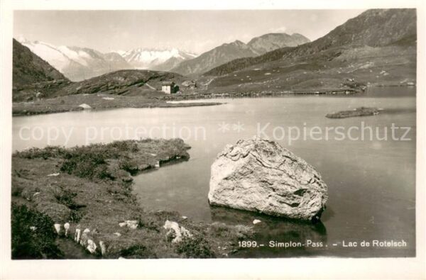 Simplonpass Lac de Rotelsch Bergsee Alpen