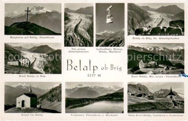 Belalp Bergkreuz Fletschhorn Berghotel Bergkap