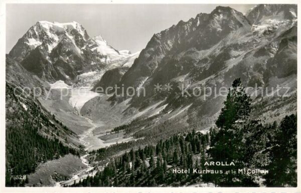 Arolla VS Hotel Kurhaus et le Mont Collon