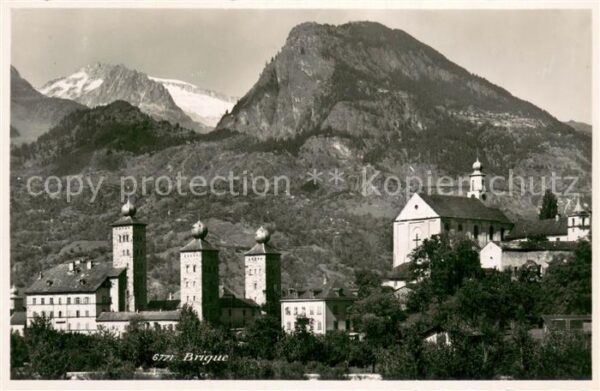 Brigue Brig VS Stockalper Schloss Kirche