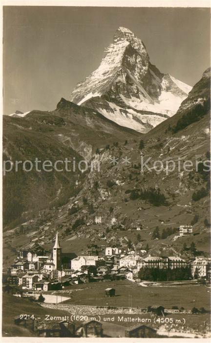 Zermatt VS mit Matterhorn