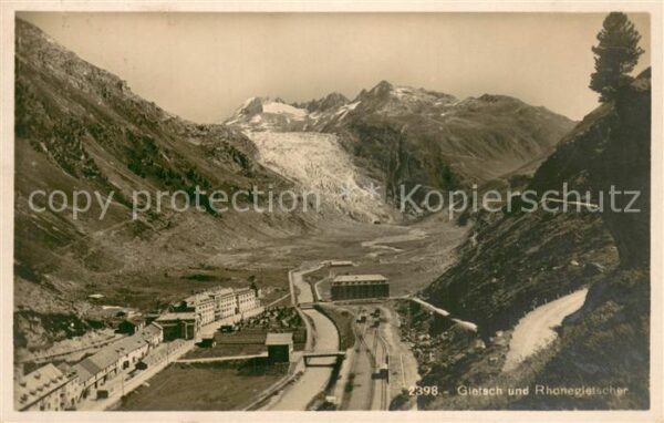 Gletsch mit Rhonegletscher