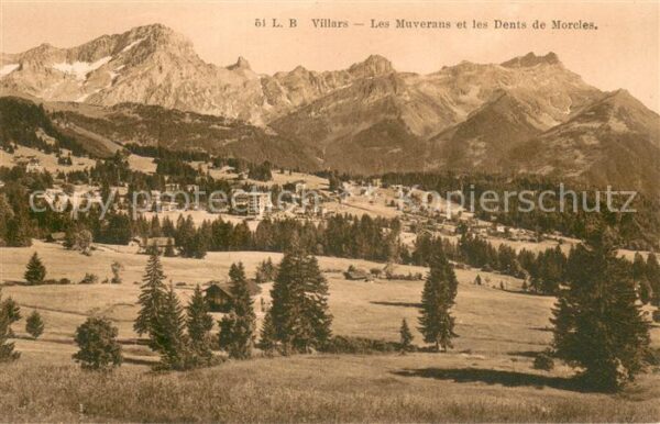 Villars Chesieres Les Muverans et les Dents de Morcles