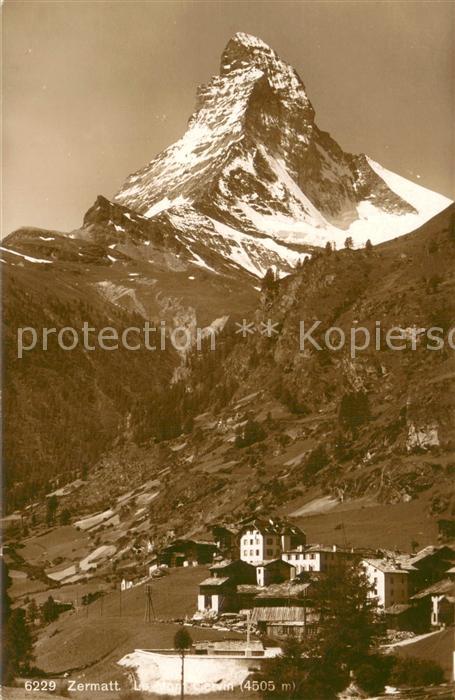 Zermatt VS mit Matterhorn