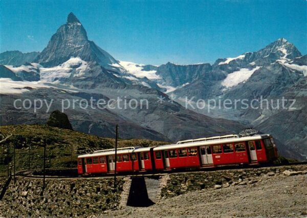 Gornergratbahn VS mit Matterhorn