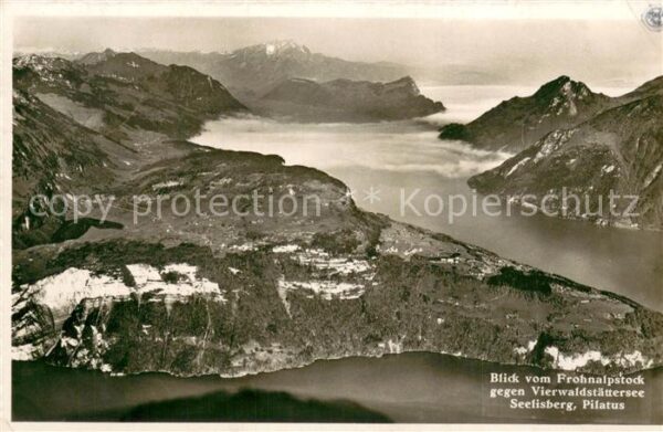 Frohnalpstock SZ Blick auf Vierwaldstättersee Seelisberg