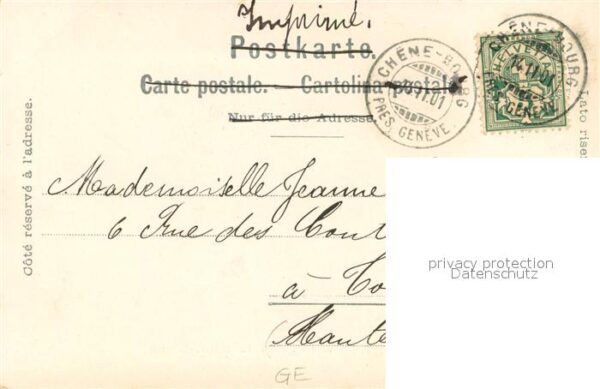 Geneve GE et le Mont Blanc – Bild 2