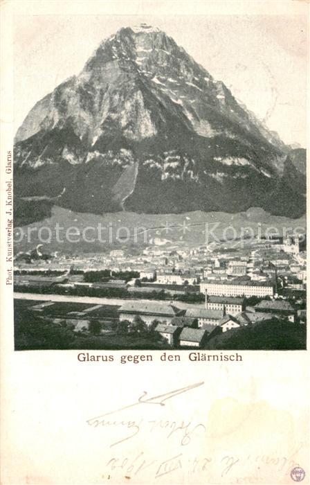 Glarus GL Panorama mit Glärnisch