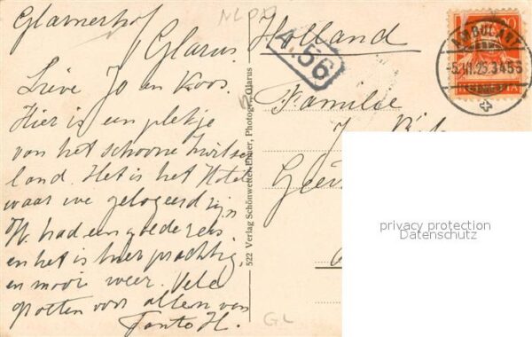 Glarus GL Hotel Glarnerhof mit Volksgarten und Wi – Bild 2